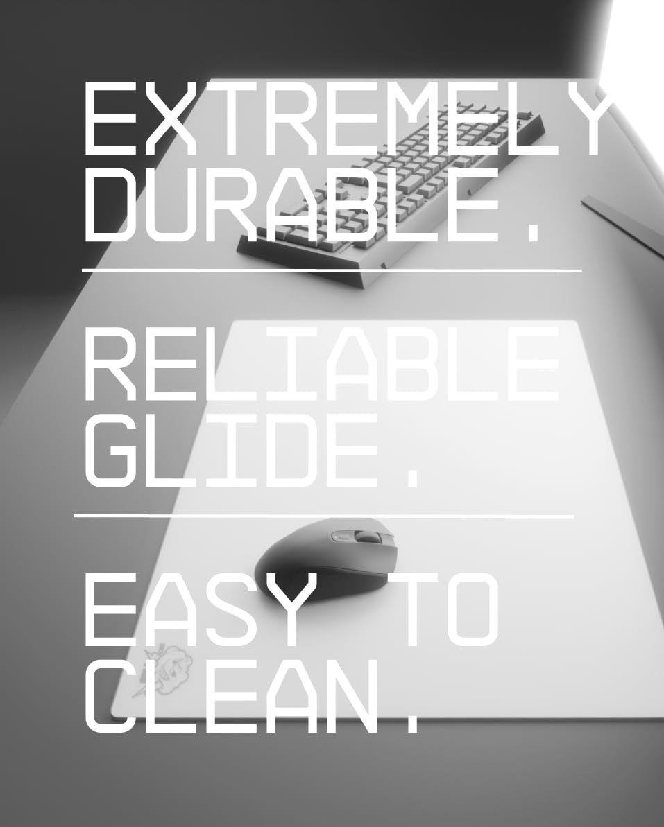 新品 XL ゲーミングガラスマウスパッド 3.0 ロゴバージョン