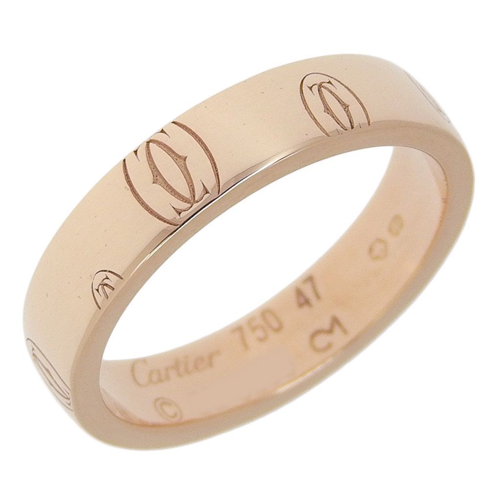 返品OK】カルティエ ハッピーバースデー リング #47 7号 K18PG 新品
