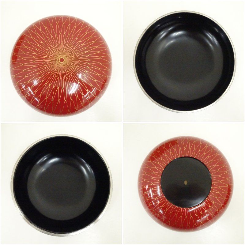 ¥13.900からお値下げ中　　　　　 茶道具　朱網目喰籠　菓子器 13.900からお値下げ中 茶道具 朱網目喰籠 菓子器