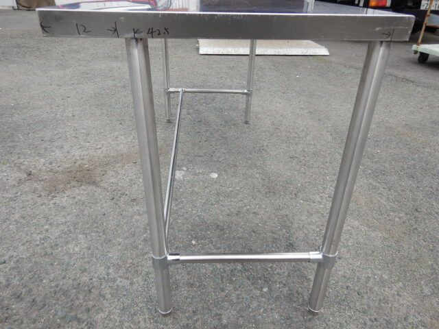  げ! 2 マルゼン 業務用 ステンレス 作業台 W 1500 D 600 H 800 mm 厨房 BW-T 156 N 150 三方枠 その他 キッチンツール