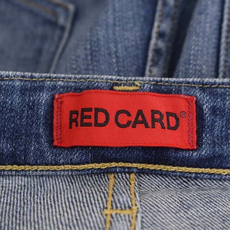 レッドカード RED CARD Anniversary Highrise Crop デニムパンツ ジーンズ テーパード カットオフ 25 青 ブルー  26404HR /ES □OS - メルカリ