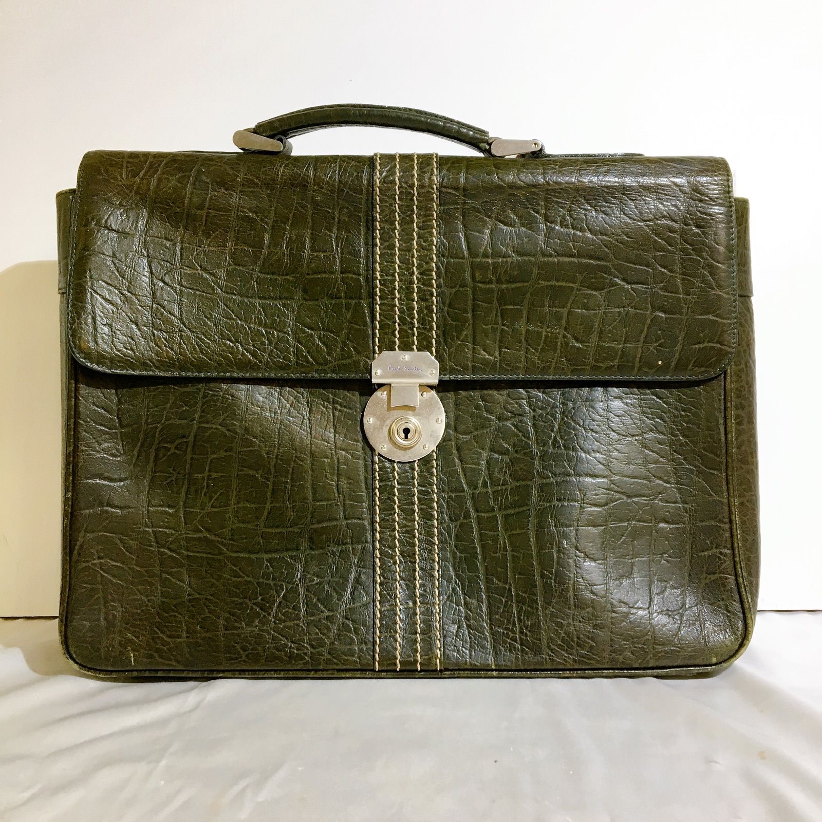 美品】 Paul Smith leather briefcase ポールスミス ブリーフケース