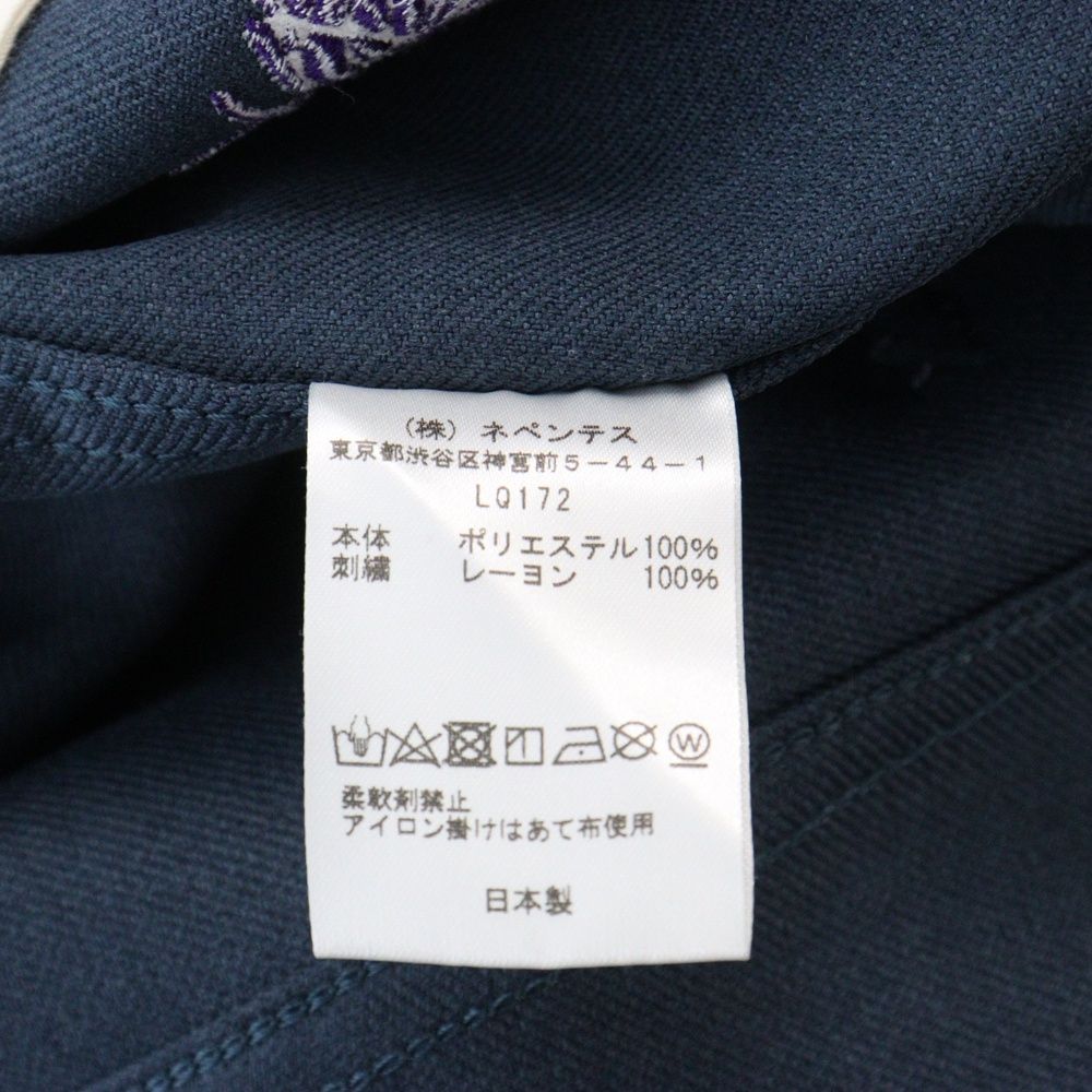 Needles (ニードルス) 22AW パピヨン刺繍 ブーツカット フレア