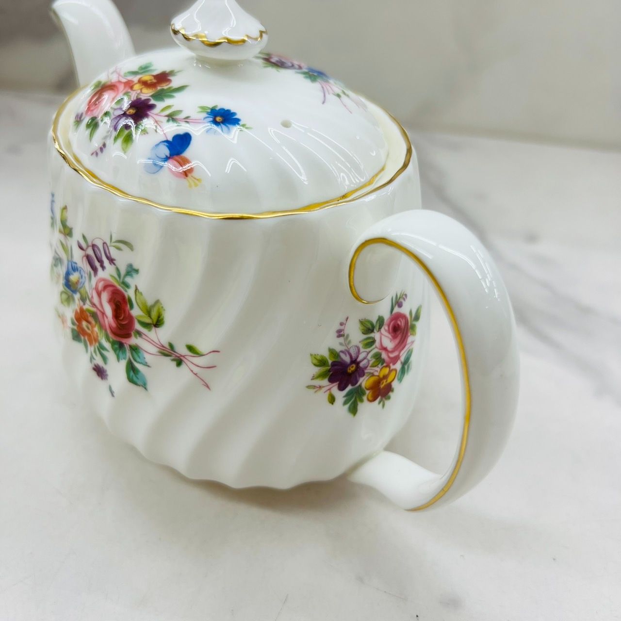  MINTON ミントン MARLOW マーロウ ティーポット 陶器 ティーポット コーヒー ティーカップ