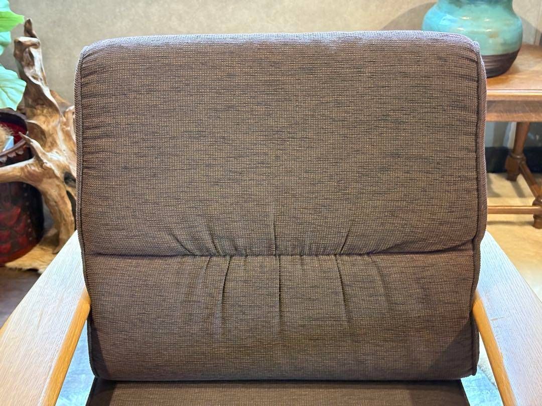 ②飛騨産業 HIDA カヤ KAYA 1Pソファ オーク無垢材 ラウンジ NG