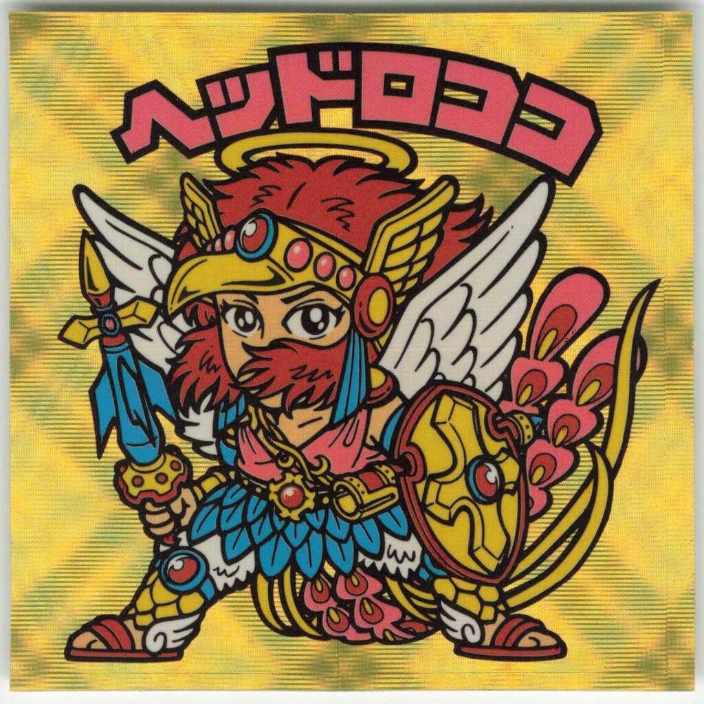 ③ レスQ幻神 13弾 アイス版 旧ビックリマン シール 天使