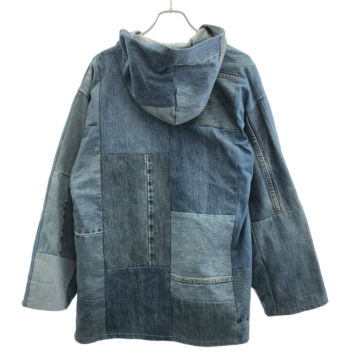 MALION vintage マリオンヴィンテージ パッチワークフーデッドデニム