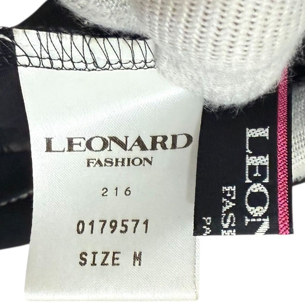 美品 LEONARD FASHION レオナールファッション カンカンストレッチ  