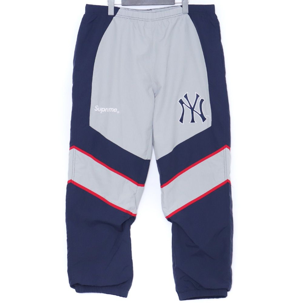 SUPREME New York Yankees Track Pant Lサイズ ネイビー