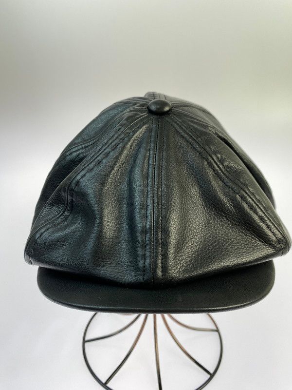 品 UNNAMED HEADWEAR アンネームドヘッドウェア LEATHER CASQUETTE レザー キャスケット 帽子 185-250914-em-12-min