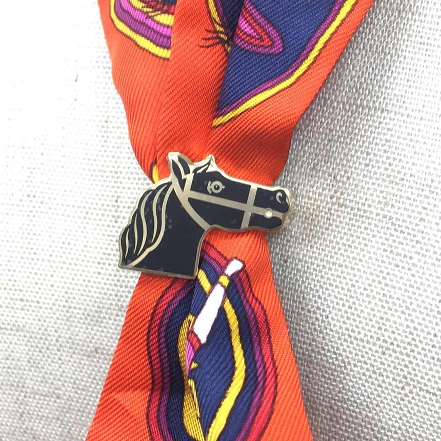 セール HERMES エルメス ツイリーリング カドリージュ スカーフリング