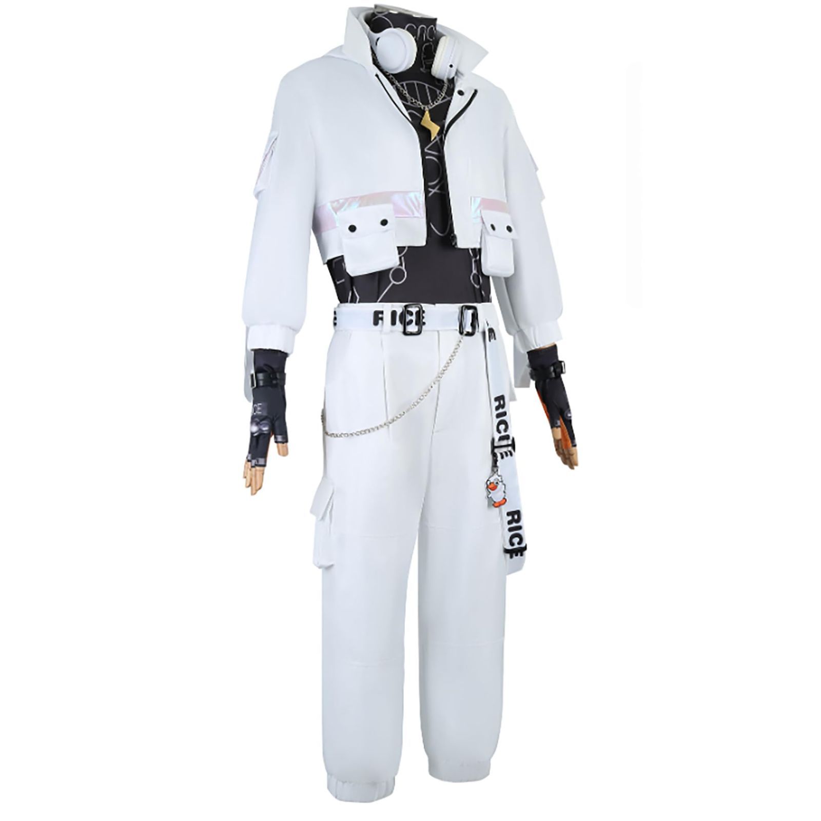 高品質 第5人格 囚人 ルカ?バルサー コスプレ衣装 ウイッグ付き ヘッドフォン付き 小物付き コスチューム 変身 仮装 変装BJ0925ML03 ハロウィン