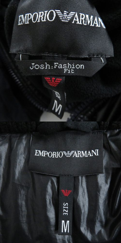 美品□黒タグ エンポリオアルマーニ Josh:Fashion Fit リバーシブル