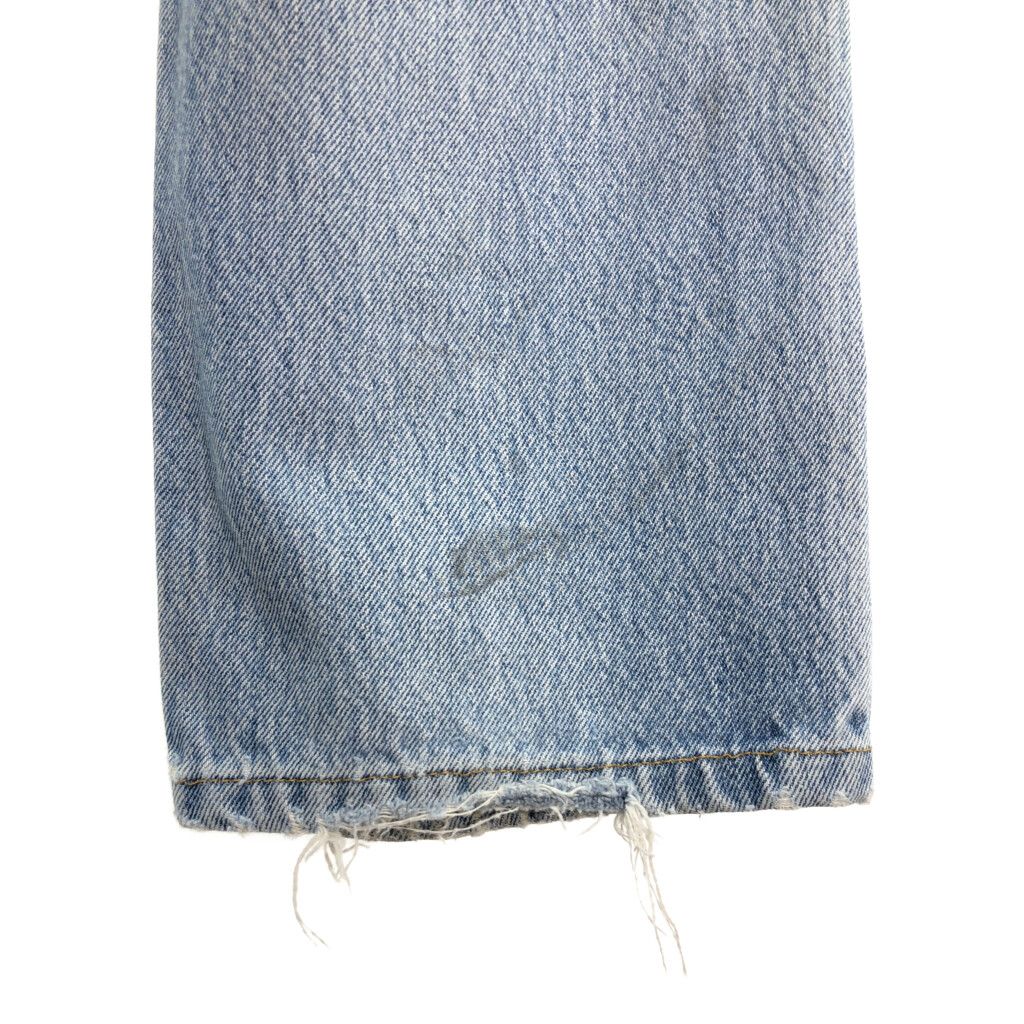 90s USA製 Levi's リーバイス 501 デニム ライトブルー W34 90s USA製 Levi'sリーバイス 501 デニムパンツ w34 L32