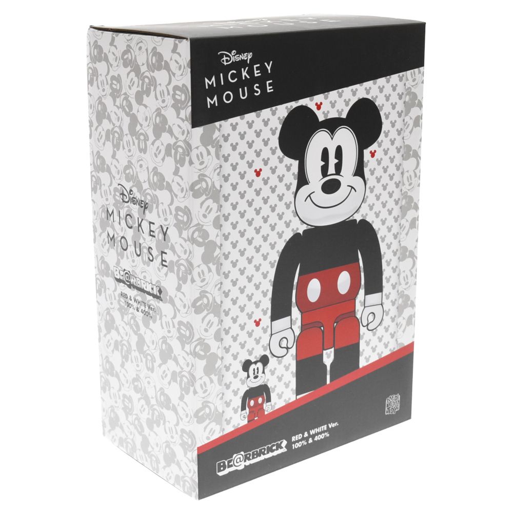 MEDICOM TOY (メディコムトイ) ×DISNEY BE@RBRICK MICKEY MOUSE 100% & 400% ディズニー  ベアブリック ミッキーマウス フィギュア 人形 ブラック - メルカリ