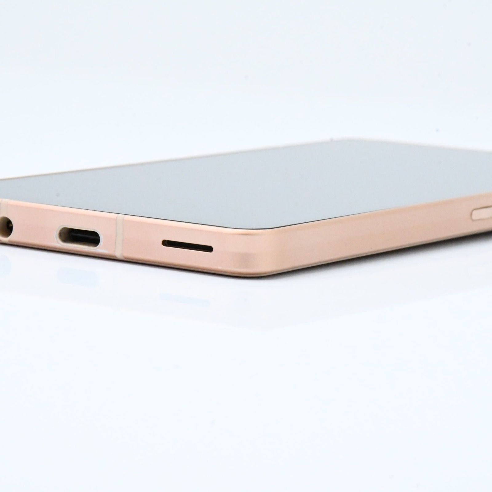 美品＊電池良好】au SIMフリー AQUOS sense6s SHG07 ライトカッパー