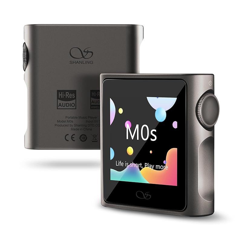 SHANLING M0S ポータブル音楽プレーヤー ハイレゾ MP3 プレーヤー HiFiプレーヤー CS43131 DAC microSDカード 2TBまで拡張 双方向 Bluetooth 5.0 3.5mm|Type-C ジャック サポート USB デ