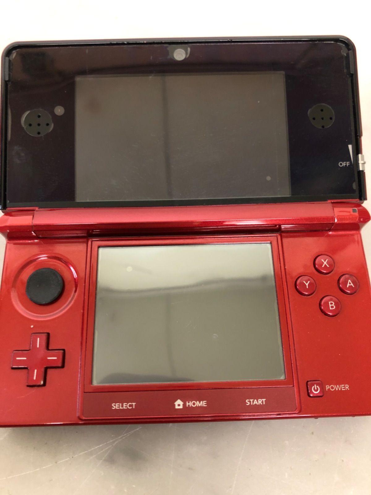 ニンテンドー3DS フレアレッド 本体 ACアダプタセット - ゲーム専門店