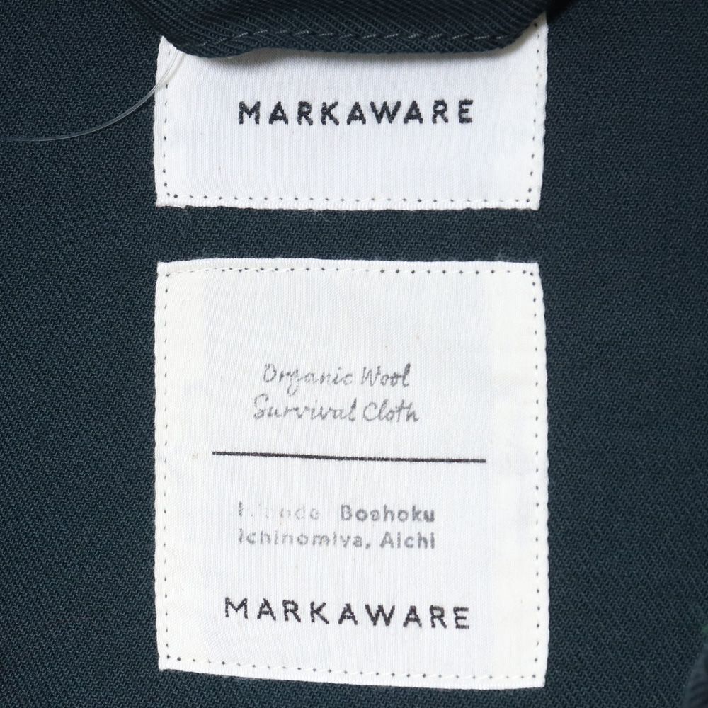 MARKAWARE サイズ3 A21C-05BL01C MARKAWARE WORK JACKET サイズ3 ダークグリーン - メルカリ