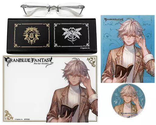 アクセサリー 非金属 レンズ度無し ルシフェル モデル EYEWEAR 眼鏡 第三弾 GRANBLUE FANTASY-グランブルーファンタジー-