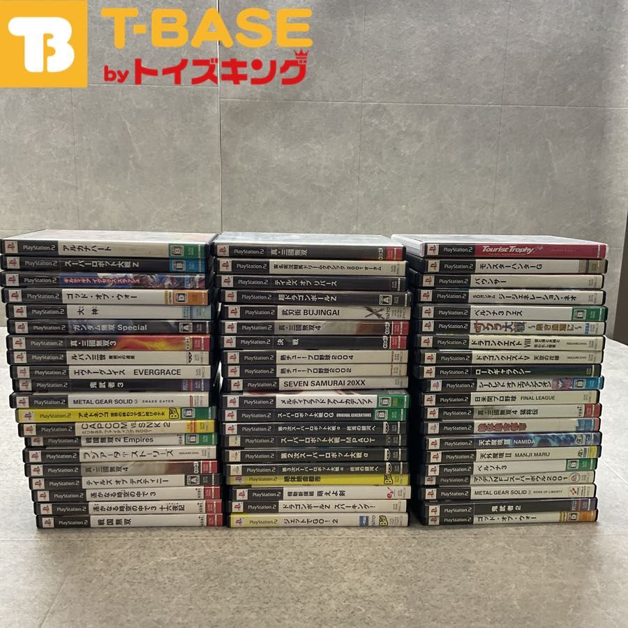 PlayStation 2/プレイステーション 2/プレステ 2/PS 2 エヴァーグレイス 戦国無双 テイルズオブデスティニー 戦国無双 ジェットでGO！  等 ソフト 50点以上セット