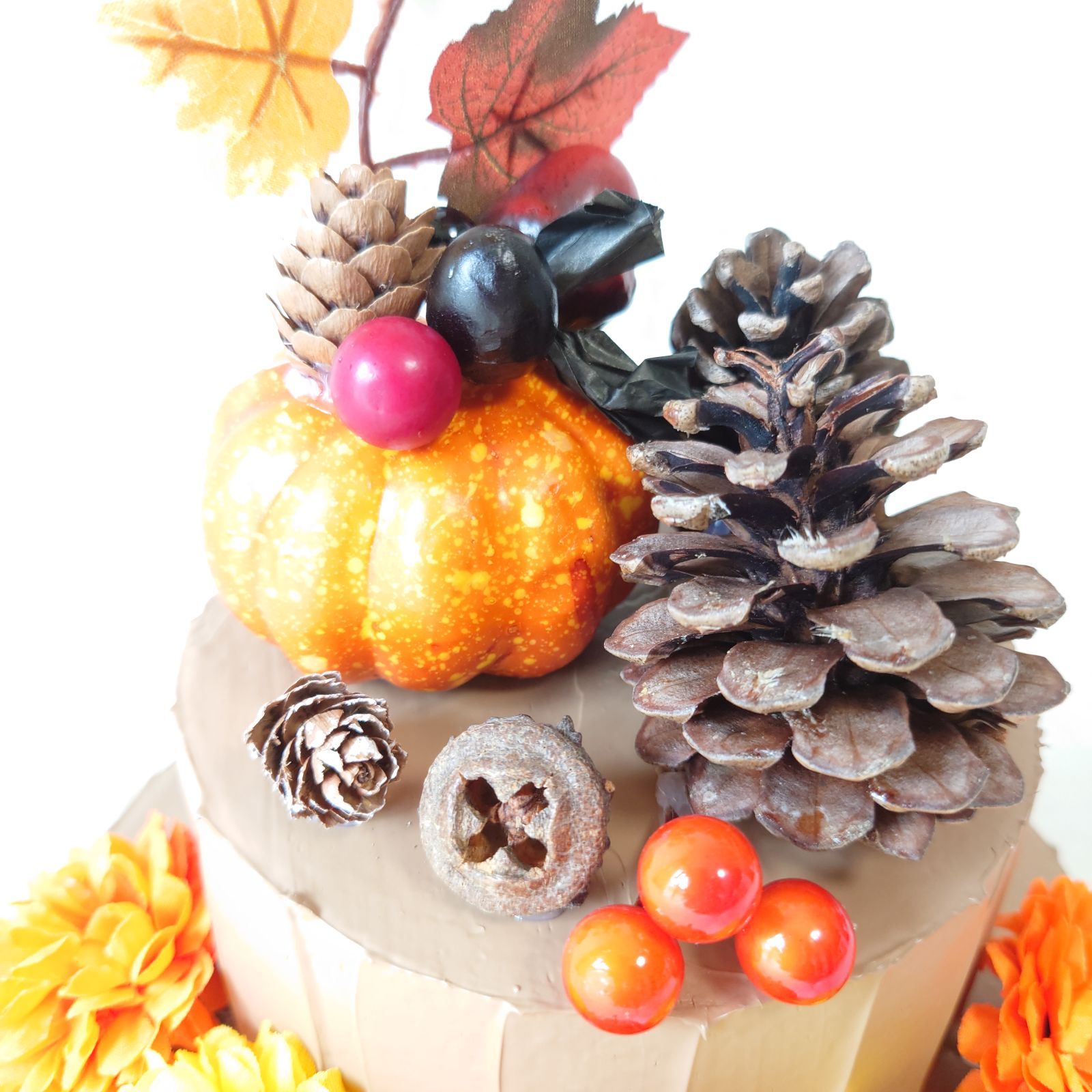 チョコクリーム風ハロウィンクレイケーキ - メルカリ