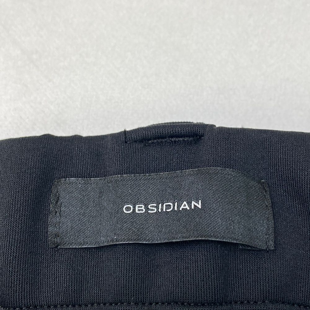 サイズ：M OBSIDIAN オブシディアン  ハーフパンツ  ブラック系 [240101481241] ゴルフウェア メンズ ストスト サイズ：M OBSIDIAN オブシディアン ハーフパンツ ブラック系