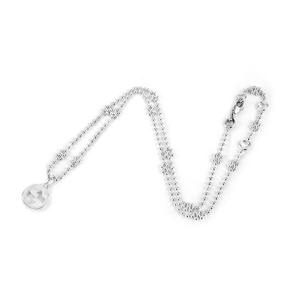 新品 グッチ GUCCI ネックレス インターロッキングG シルバー - メルカリ
