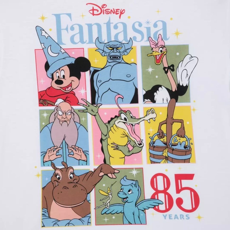 ディズニー ファンタジア 85周年記念 Tシャツ RSVLTS Disney's Fantasia 85th Anniversary 
