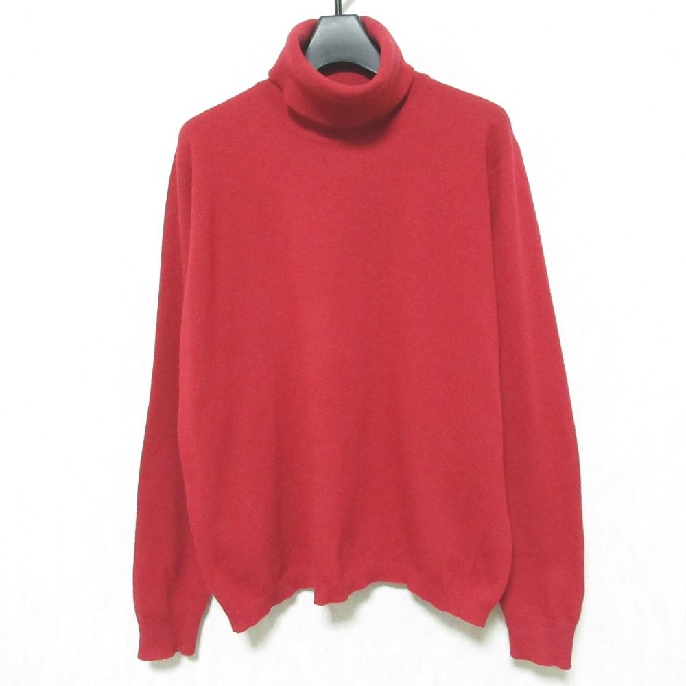 バランタイン カシミヤ100 タートルネックニットプルオーバー 42
