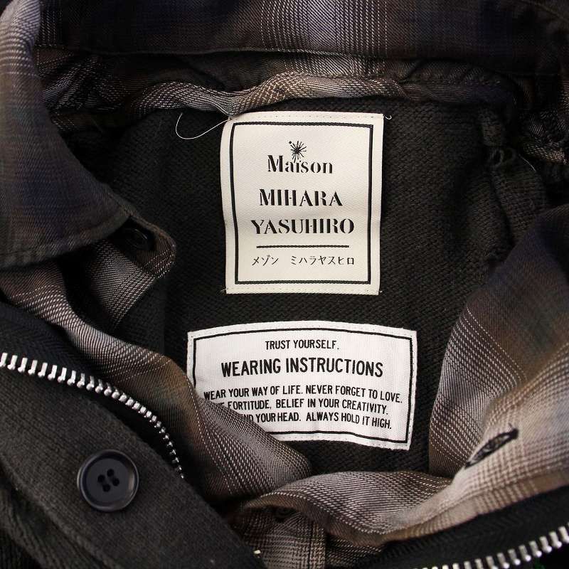 ミハラヤスヒロ MIHARA YASUHIRO Triple Layered Knit Cardigan