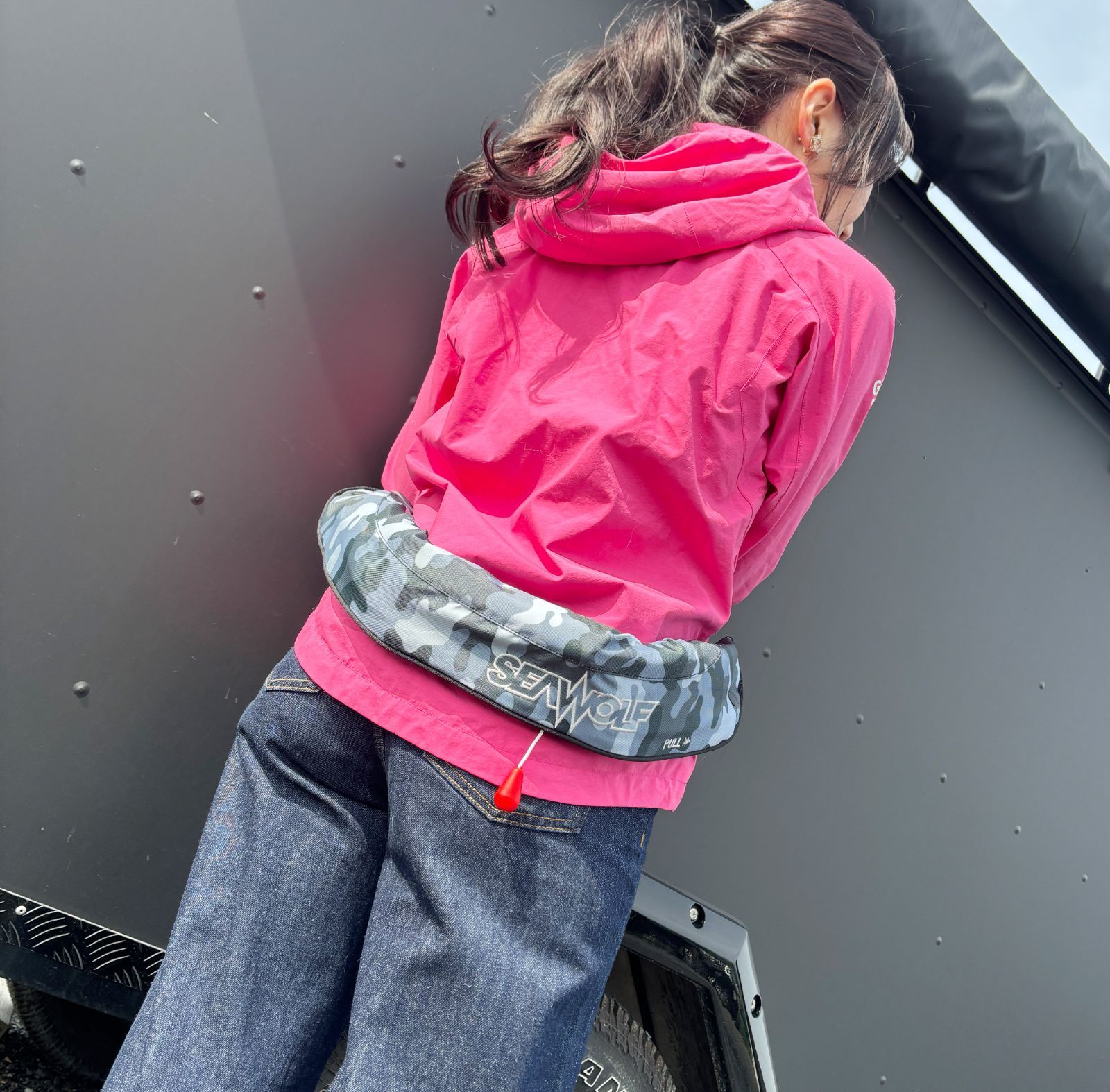 ライフジャケット グレーカモ