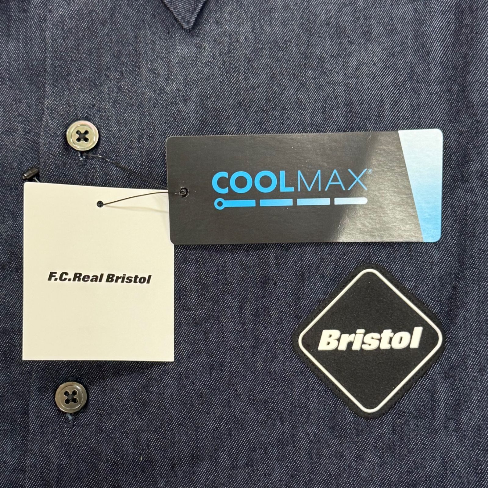 FCRB 22SS COOLMAX BIG LOGO BAGGY SHIRT 【公式通販】