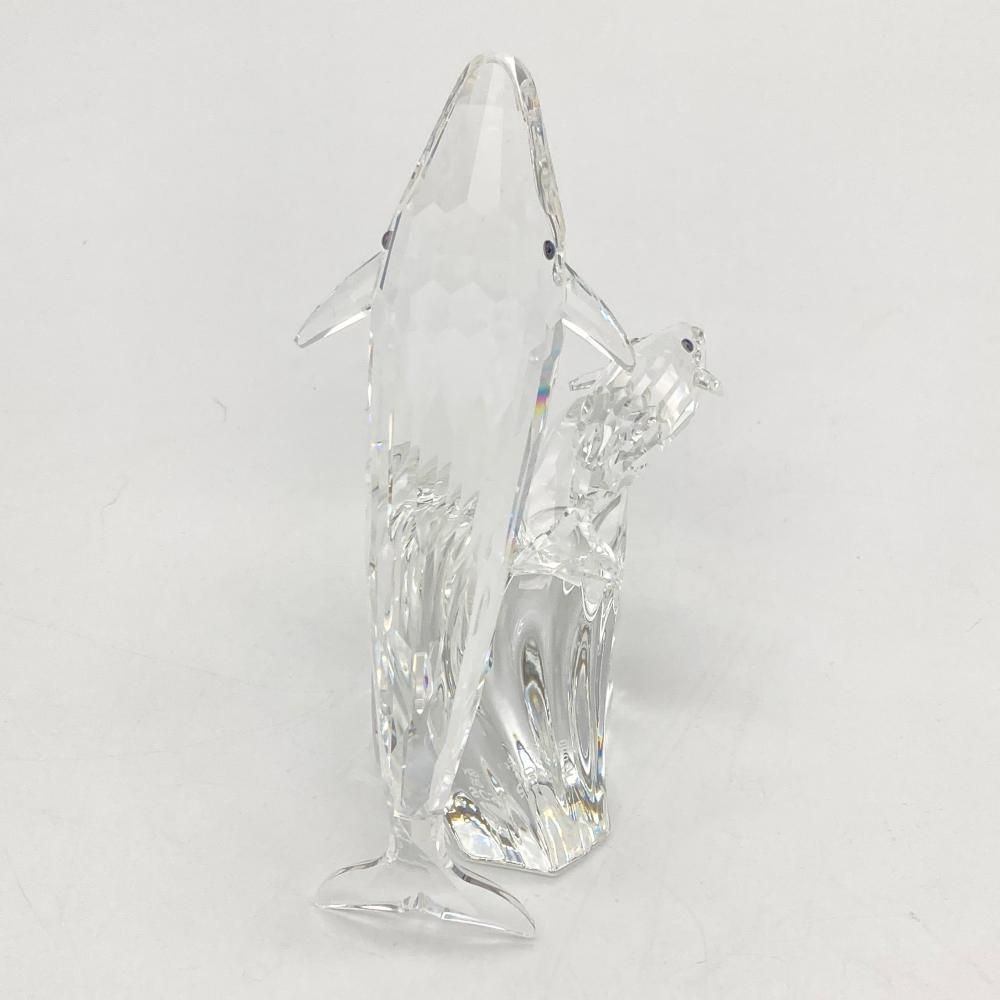 SWAROVSKI - スワロフスキー SWAROVSKI SCS会員限定 クジラ オブジェ 置物 164614 クリア【中古】 スワロフスキー SWAROVSKI SCS会員限定 クジラ オブジェ 置物