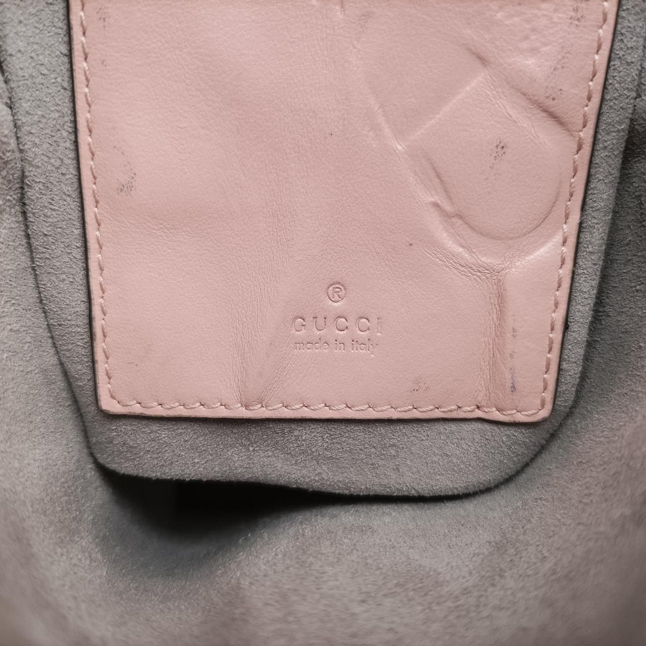 グッチGucciGGマーモントピンクレザー575163