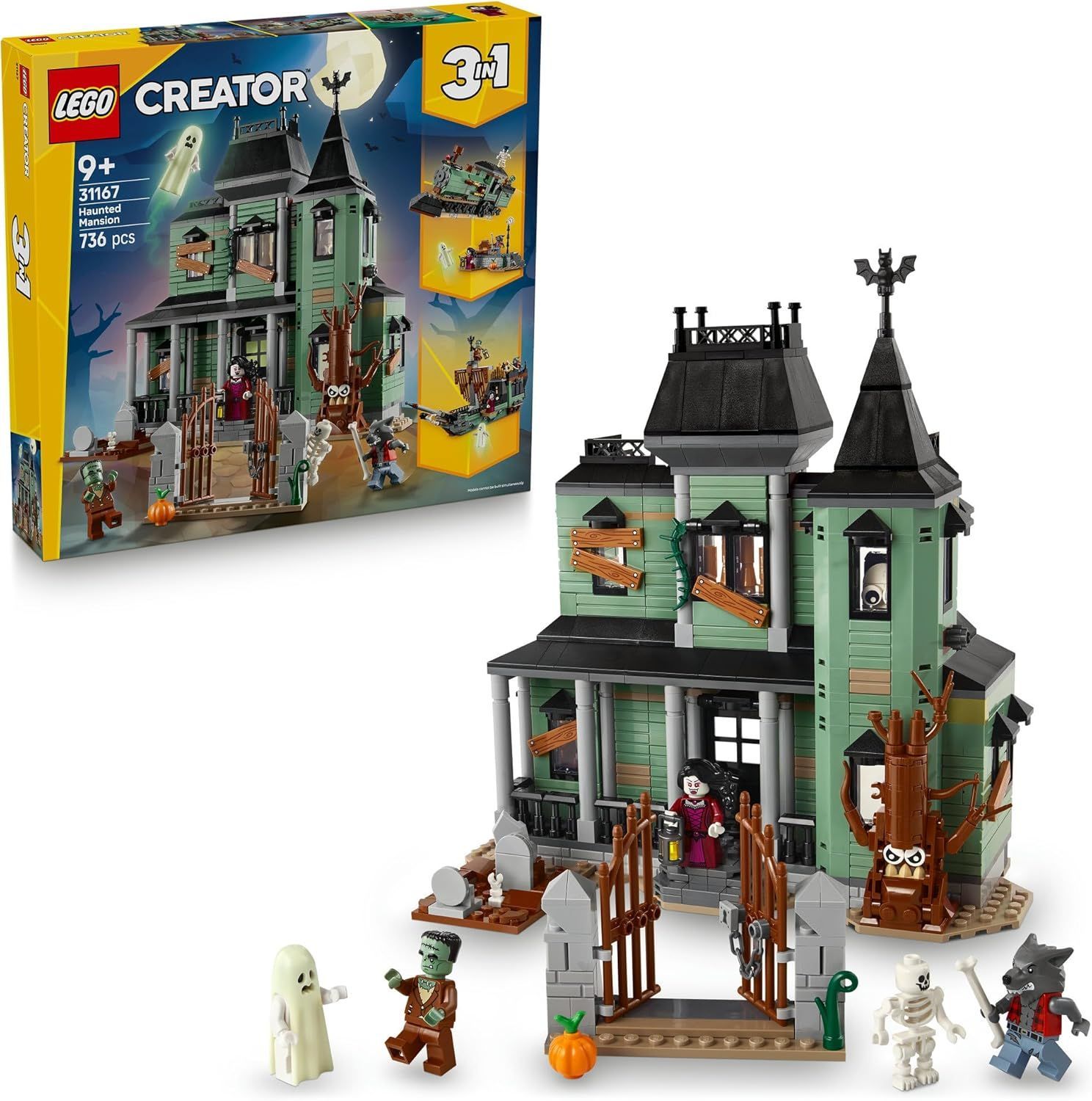 レゴ LEGO クリエイター ホーンテッドマンション おもちゃ 玩具 誕生日 プレゼント ブロック 男の子 女の子 子供 9歳 10歳 11歳 小学生 インテリア 31167