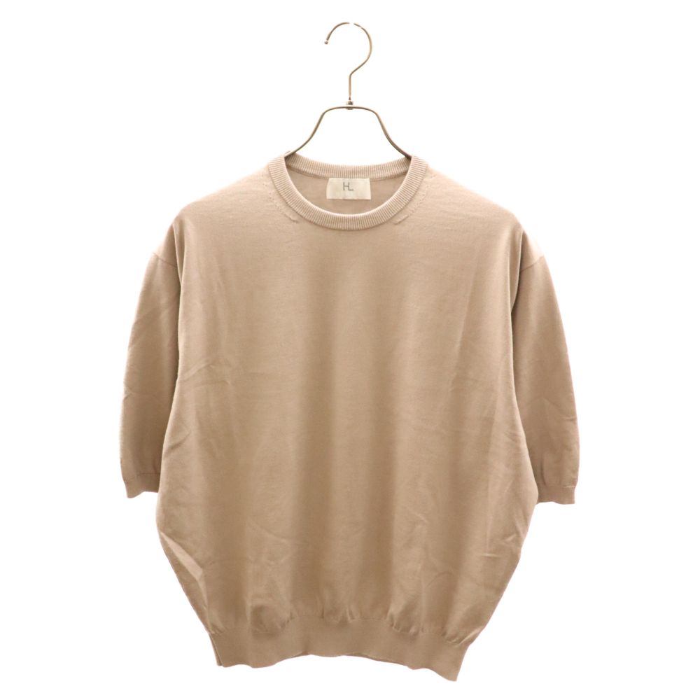 今 話題 の 人気 商品 HERILL (ヘリル) コットン SWEATER SHORTSLEEVE CREWNECK COTTON トップス