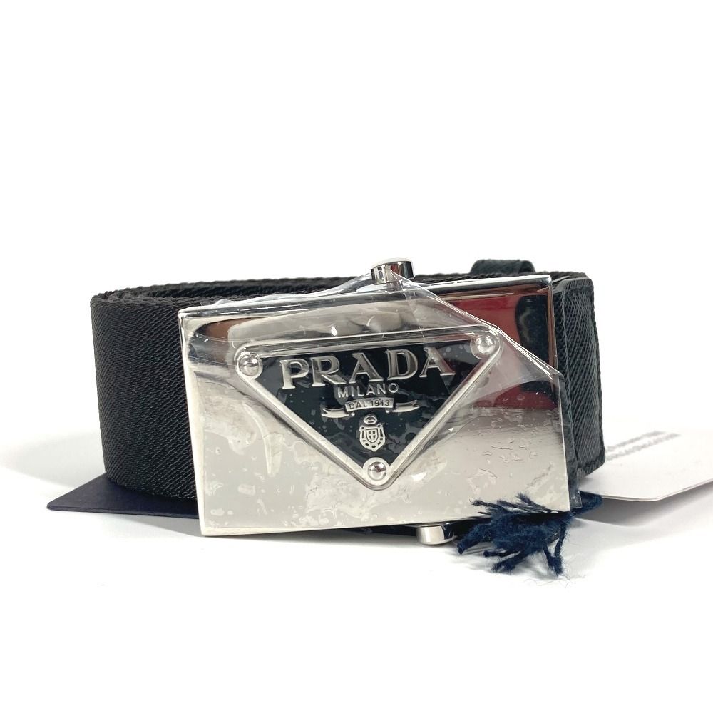 PRADA プラダ ベルト トライアングルロゴ 三角ロゴ プレート レザー 