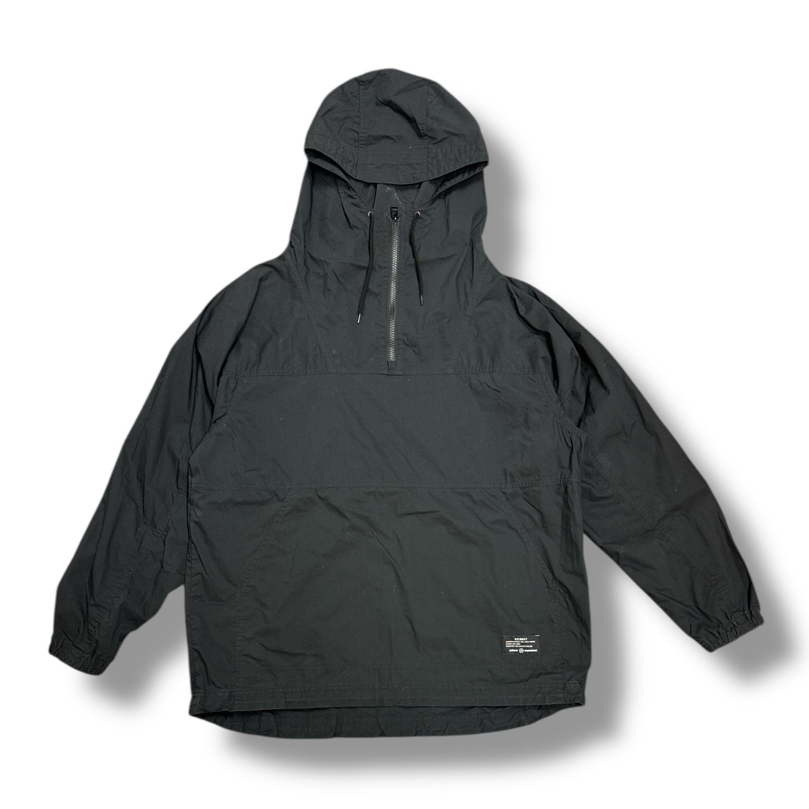 参考上代29000円 uniform experiment 20SS MIL HALF ZIP ANORAK ミル 