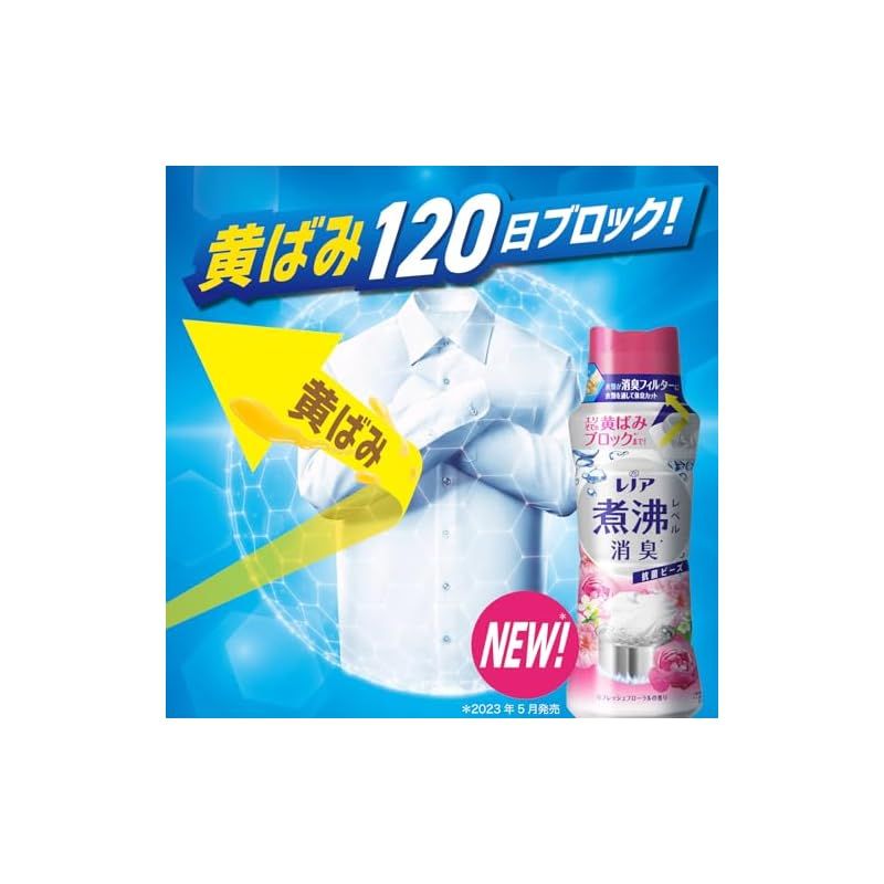レノア 超消臭 煮沸レベル消臭 抗菌ビーズ リフレッシュフローラル 詰め替え 1 180mL