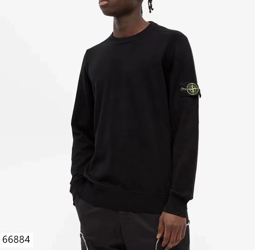 STONE ISLAND スウェットシャツブラックM