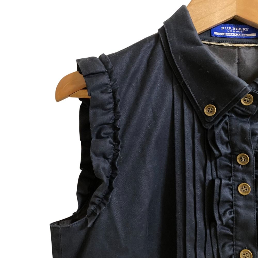 美品 BURBERRY BLUE LABEL バーバリーブルーレーベル フリル