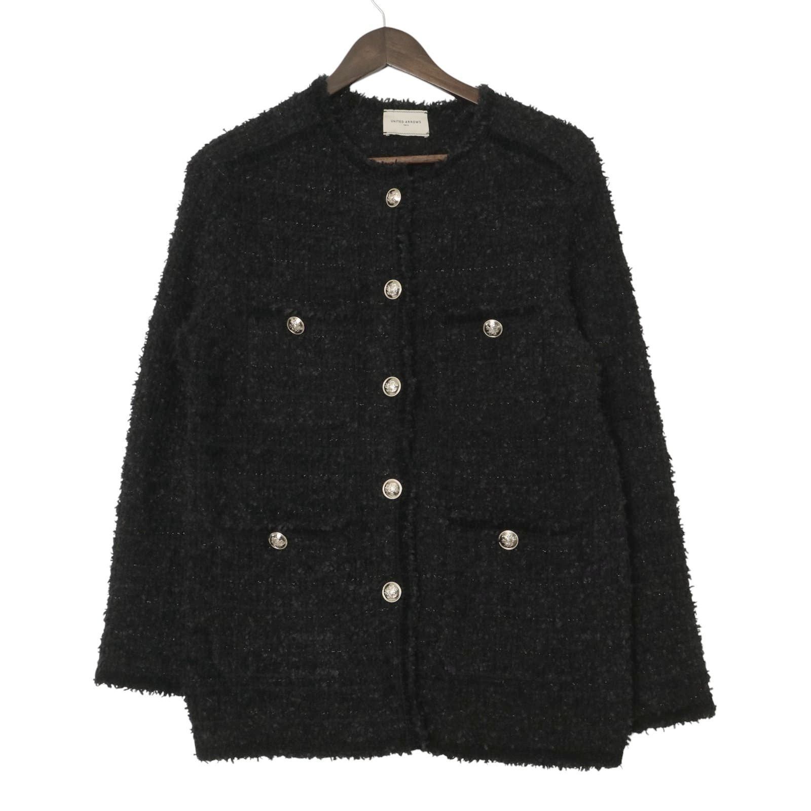 UNITED ARROWS ツイード モール パイピング カーディガン＊ - メルカリ