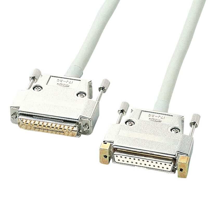サンワサプライ RS-232Cケーブル 25pin延長用 5m KRS-004N 1点