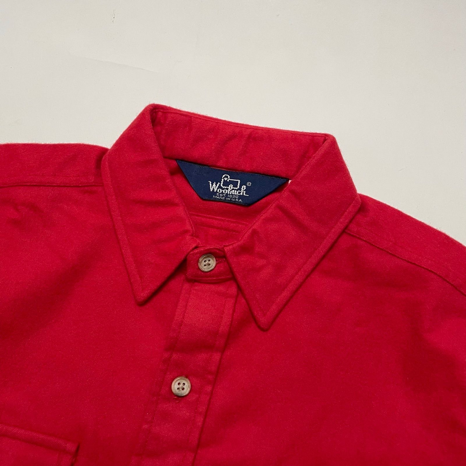 VINTAGE WOOLRICH chamoisシャツ 米国製デットストック 2ec1ac5af262aab70617043c8b18f7
