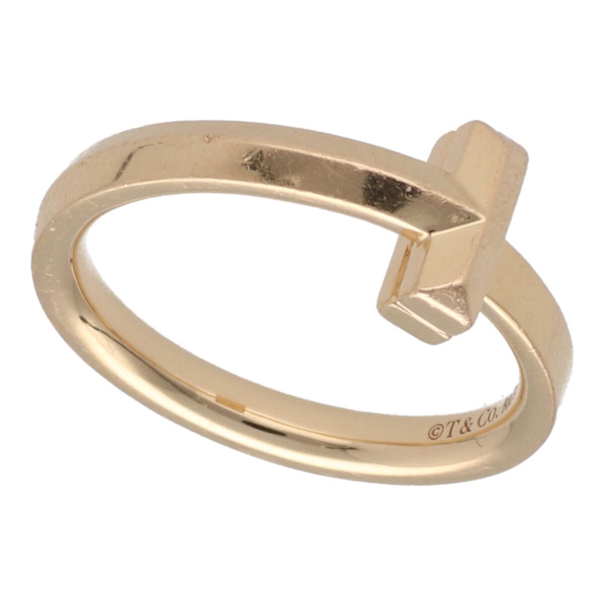 中古】 Tiffany ＆ Co. ティファニー T ワン リング 2.5mm 67797388 