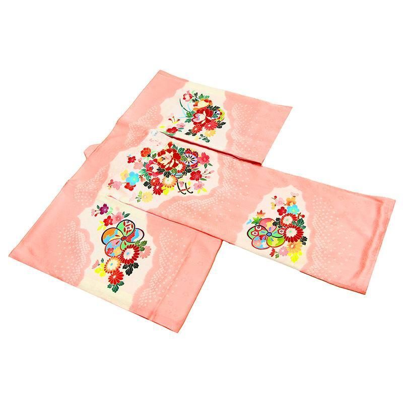 新品（純古典仕様）お宮参り 産着 祝着のきもの 京友禅染 四季花鳥王朝