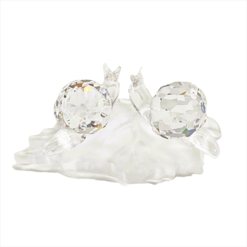 SWAROVSKI - スワロフスキー SWAROVSKI かたつむり オブジェ 置物 268196 クリア【中古】 スワロフスキー置物・アクセサリー専門店 ☆プラネタリウム☆