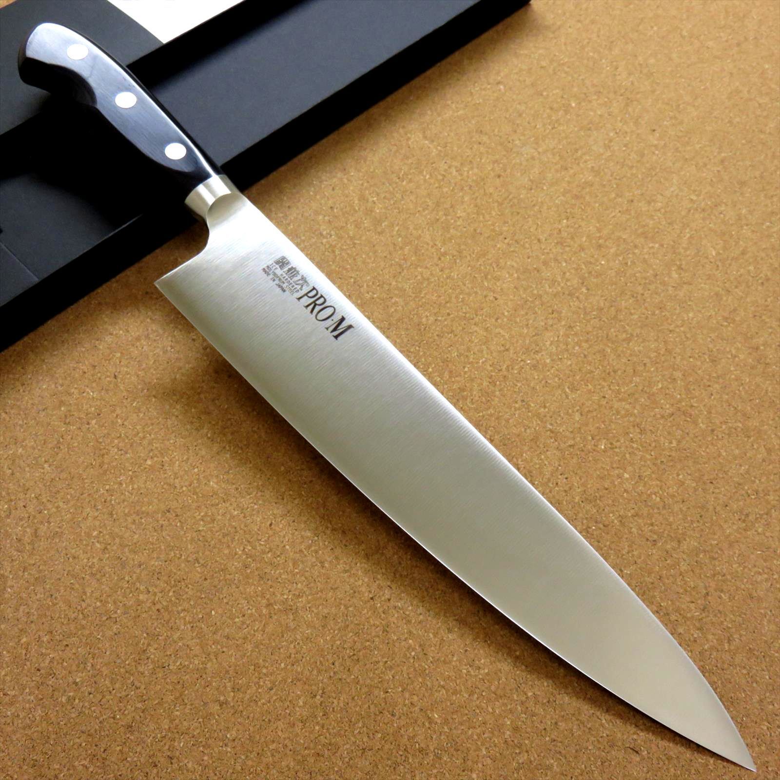 関の刃物 牛刀 240mm 三昧 荒波 コアレス鋼 野菜 肉切 両刃万能洋包丁ねねちの牛刀