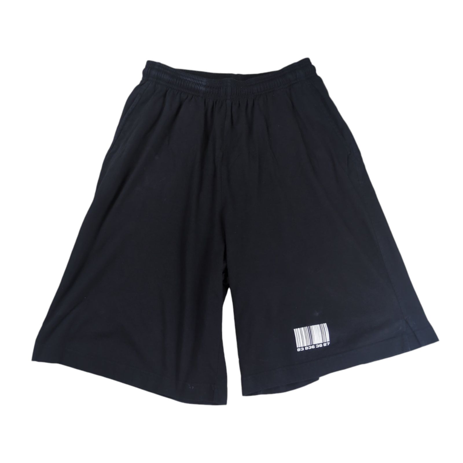 【希少】VETEMENTS バーコード ワイドショートパンツ VETEMENTS バーコード ワイドショートパンツ - メルカリ